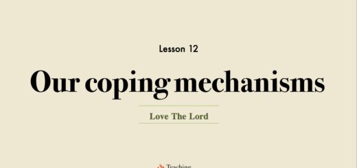 Image for Love the Lord discipleship course lesson 12 | Coping mechanisms