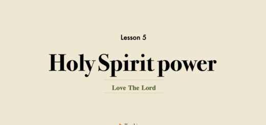 Image for Love the Lord discipleship course lesson 5 | Who is the Holy Spirit