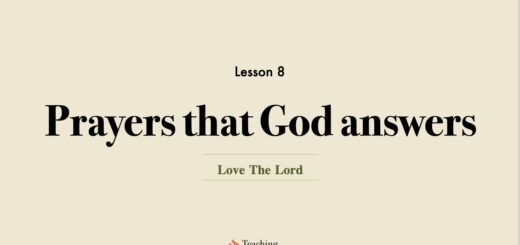 Image for Love the Lord discipleship course lesson 8 | Prayers that God answers