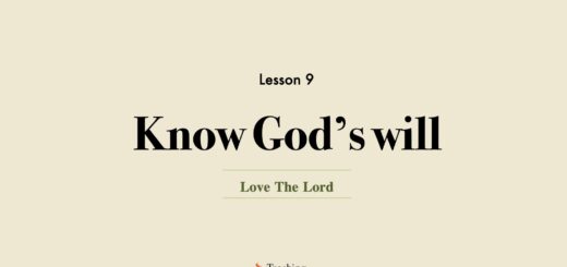 Image for Love the Lord discipleship course lesson 9 | Know God's will